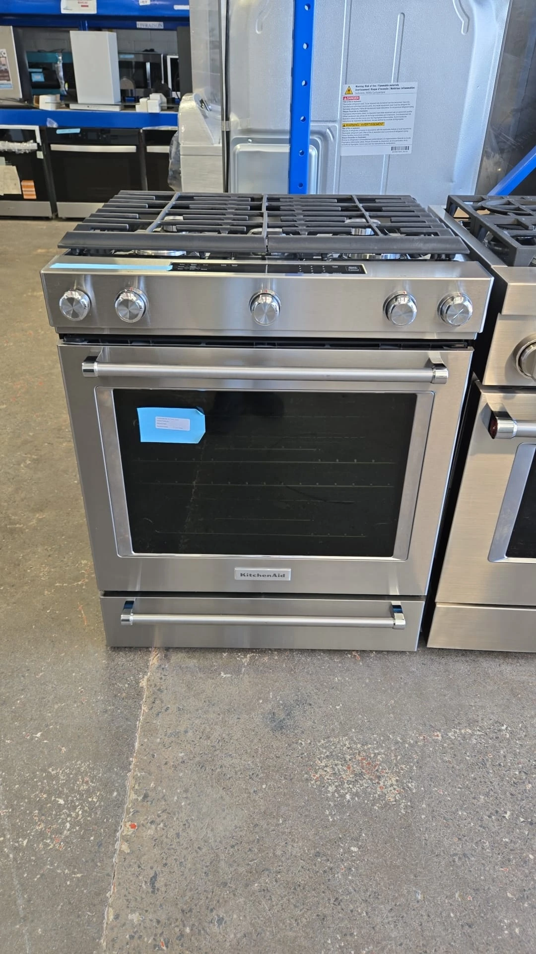 Cuisinière KitchenAid – 30 pouces, 5,8 pi³, gaz, acier inoxydable – KSGG700ESS - Image 6