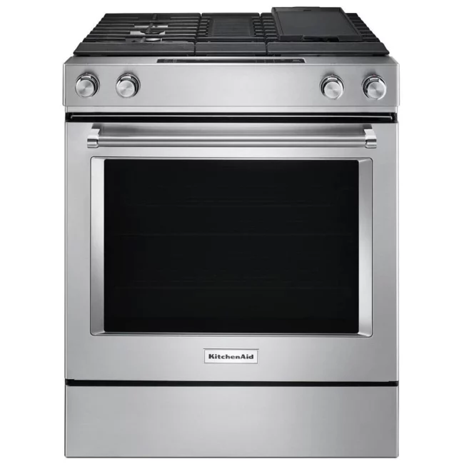 KitchenAid range - Dual energy 30 inch, convection, stainless steel - KSDG950ESS