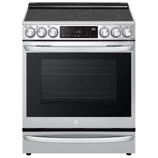 Cuisinière électrique LG – 30 pouces, convection véritable, acier inoxydable – LSEL6337F