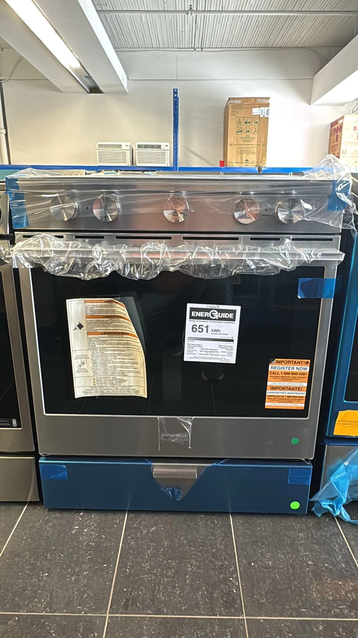 Cuisinière Whirlpool inox 30 pouces, 6,4 pi³, électrique – YWEEA25H0HZ5 – Image 5