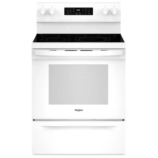 Cuisinière électrique Whirlpool blanc 30 pouces – YWFES5030RZ