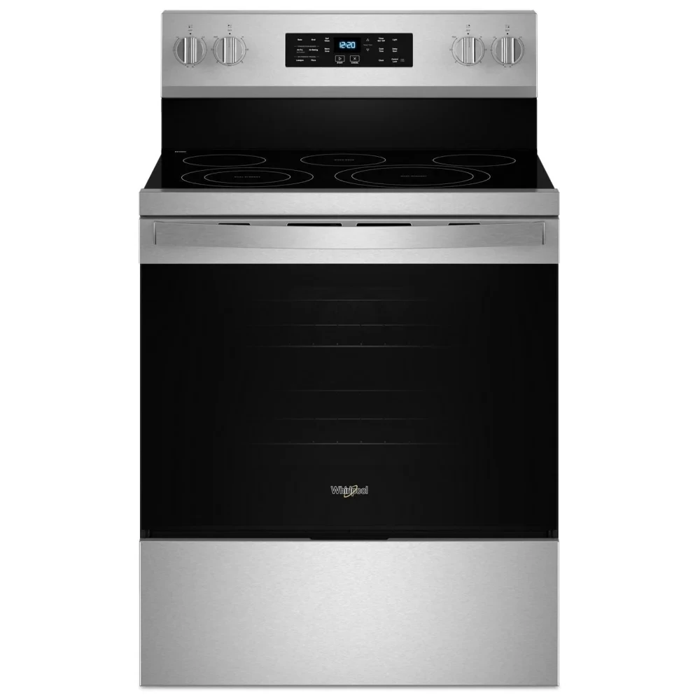 Cuisinière électrique Whirlpool 30 pouces acier inoxydable – YWFES5030RZ