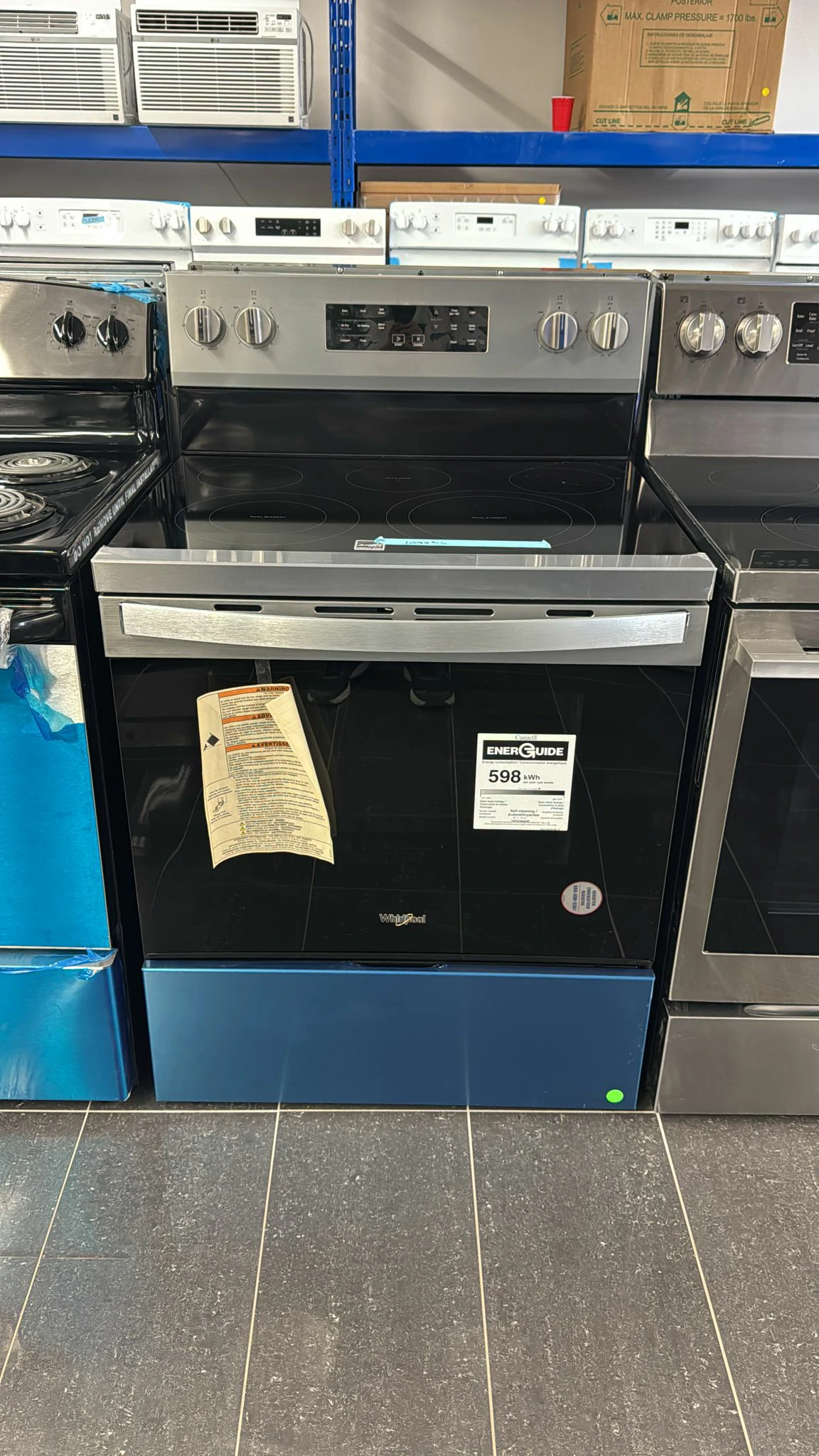 Cuisinière électrique Whirlpool 30 pouces acier inoxydable – YWFES5030RZ – Image 4
