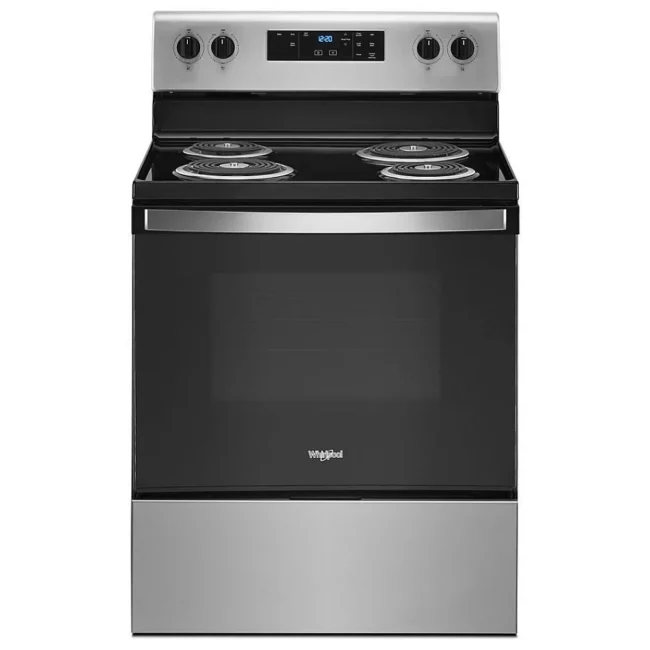 Cuisinière électrique Whirlpool acier inoxydable 30 pouces – YWFC315S0JS