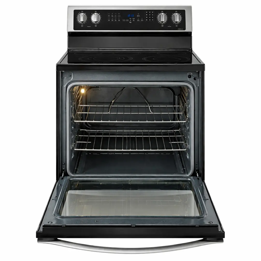 Cuisinière électrique Whirlpool – 30 pouces, convection véritable, inox – YWFE745H0FS6 – Image 2
