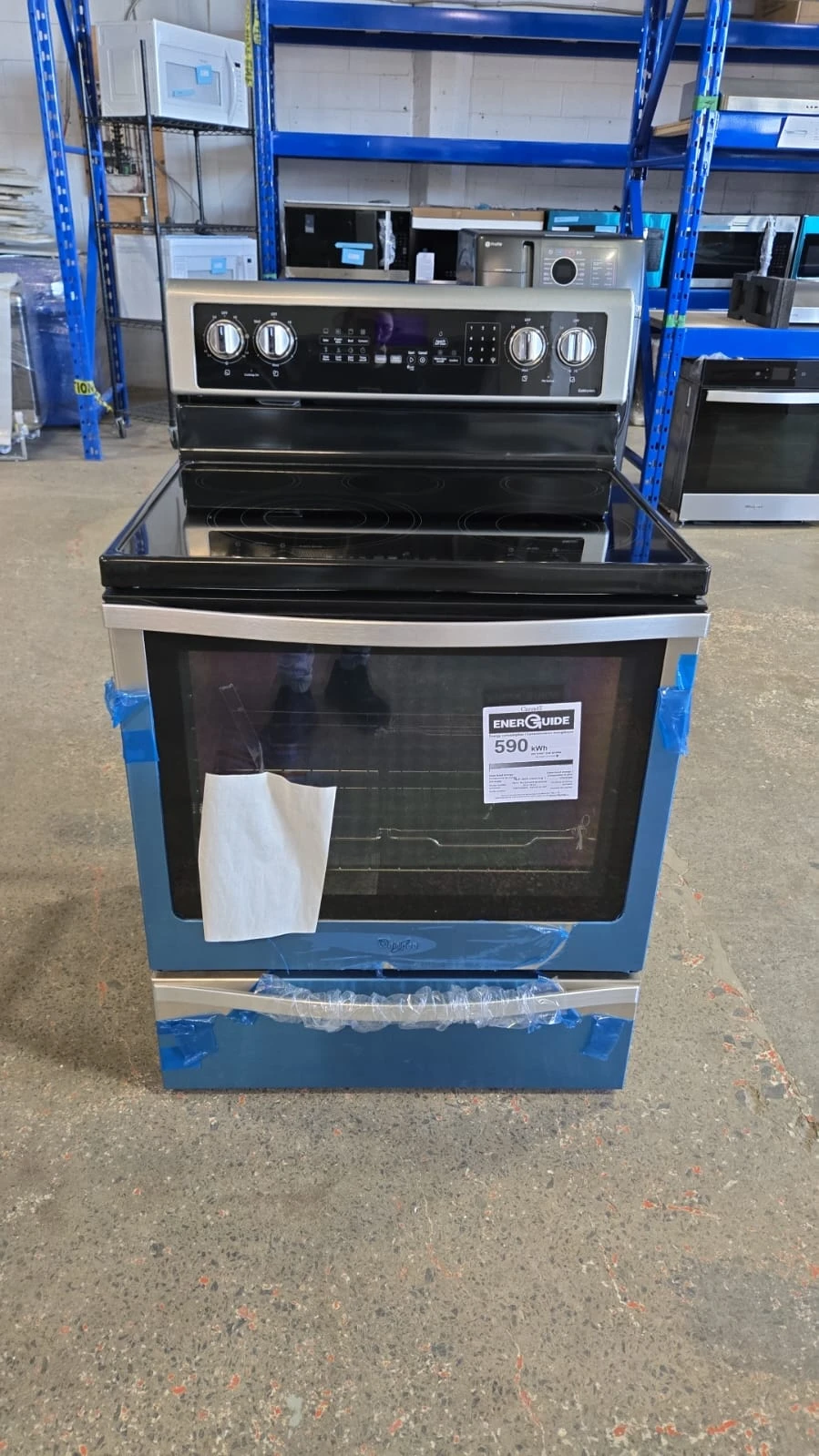 Cuisinière électrique Whirlpool – 30 pouces, convection véritable, inox – YWFE745H0FS6 – Image 5