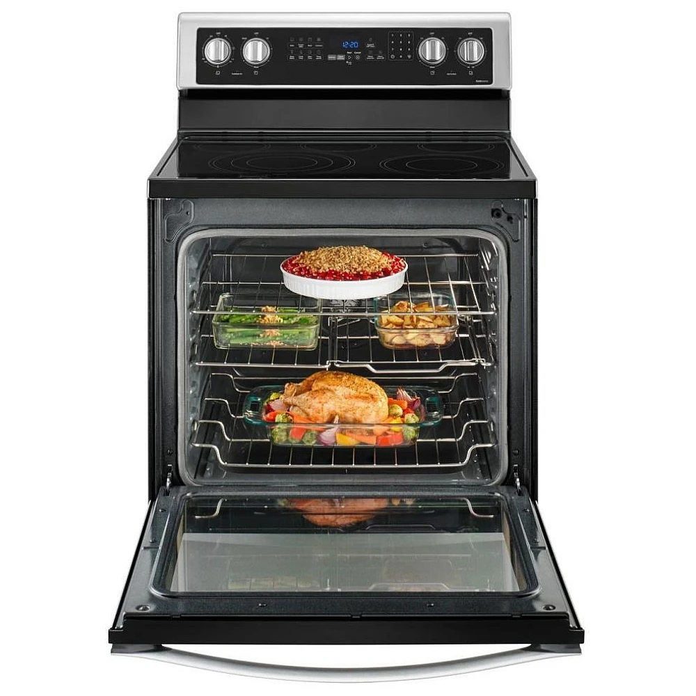 Cuisinière électrique Whirlpool – 30 pouces, convection véritable, inox – YWFE745H0FS6 – Image 3
