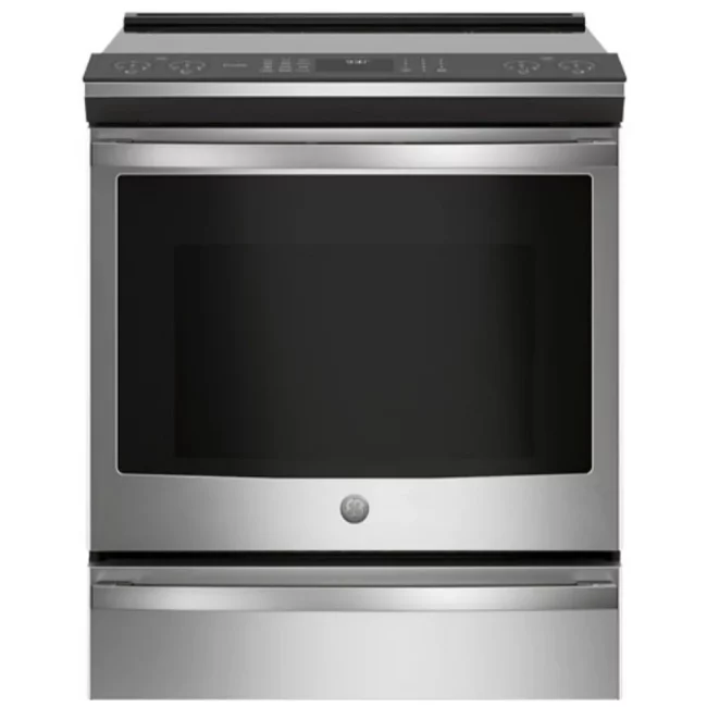 Cuisinière à induction GE Profile 30 pouces, 3 700 W, inox – PCHS920YMFS
