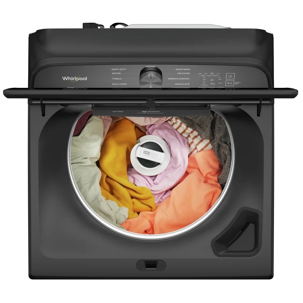 Ensemble laveuse et sécheuse Whirlpool noir 27 pouces – WTW6157PB & YWED6150PB – Image 5