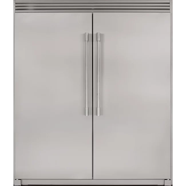 Frigidaire Professional fridge and freezer set - stainless steel - FPRU19F8WF & FPFU19F8WF