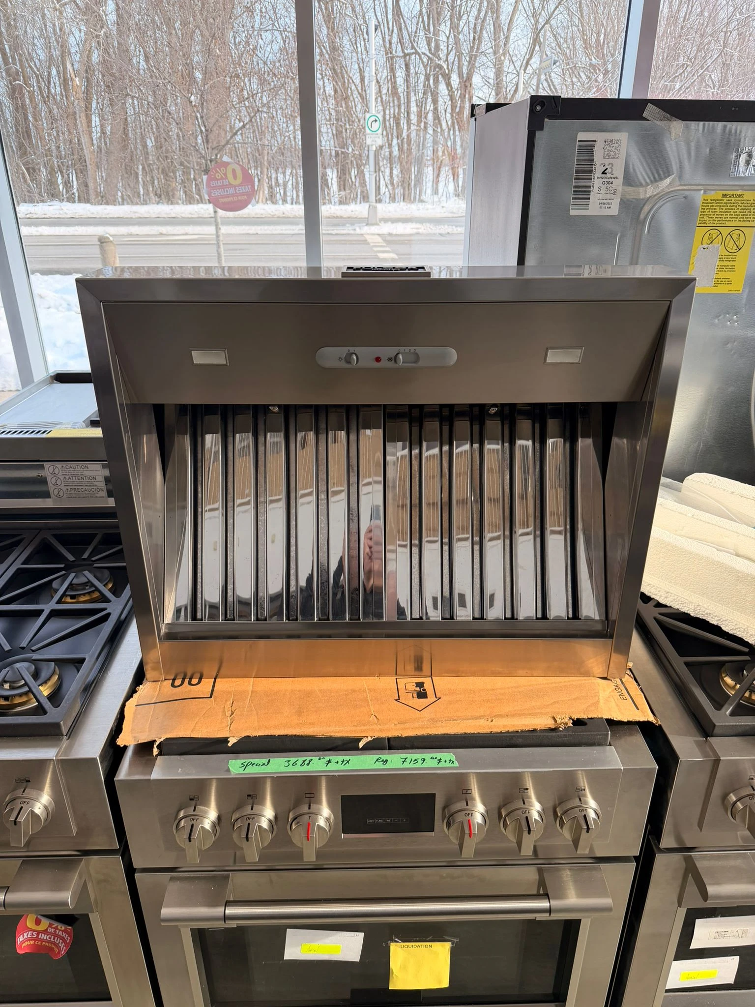 Hotte de cuisinière Fulgor Milano inox 36 pouces – F6PH36S1 - Image 5