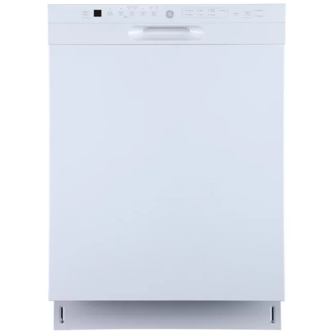 Lave-vaisselle très silencieux GE – 24 pouces, 48 dB, 3 paniers, blanc – GBF655SGPWW