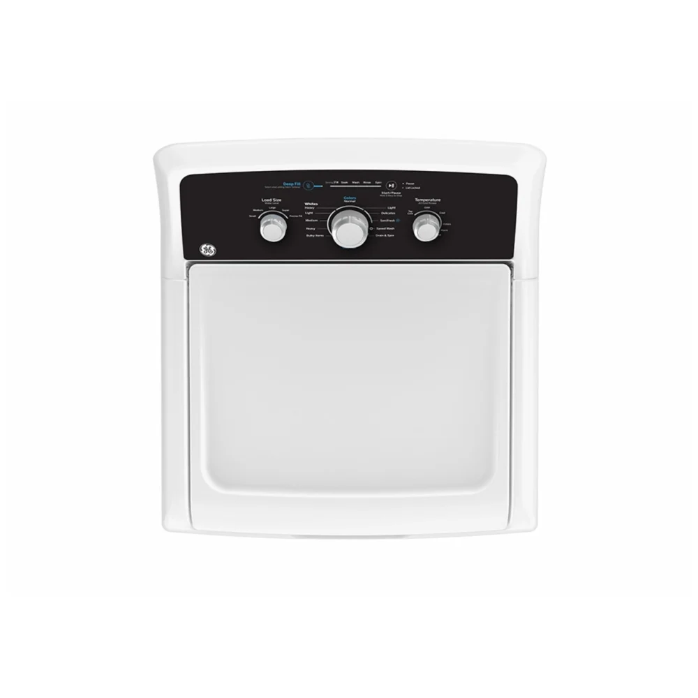 Laveuse GE – chargement vertical 27 pouces, 4,4 pi³, blanc – GTW334BMRWS - Image 2