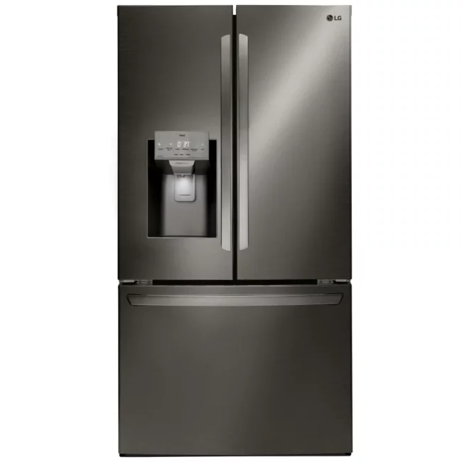 LG French door refrigerator black stainless steel 36-inch – LRFS28XBD