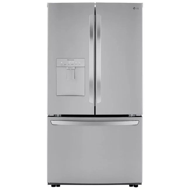Réfrigérateur LG – 36 pouces, 29 pi³, portes françaises, inox – LRFWS2906S