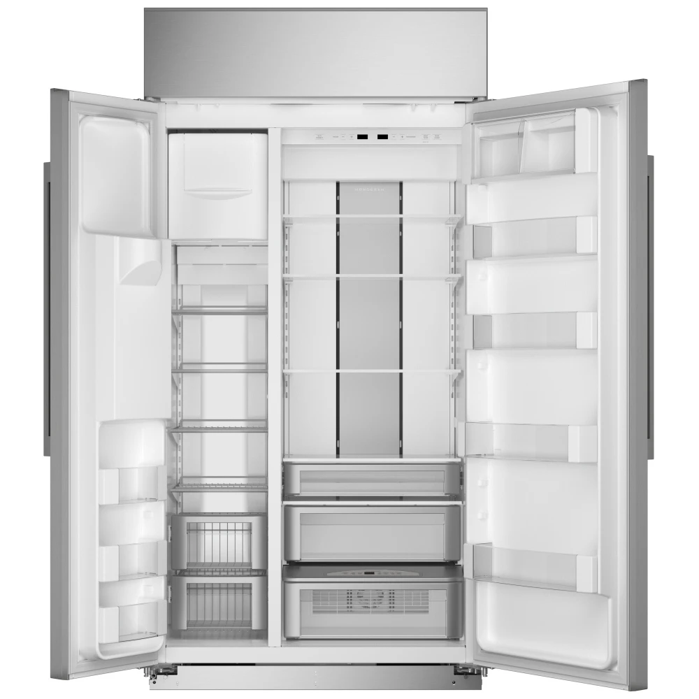 Réfrigérateur Monogram côte-à-côte acier inoxydable 42 pouces – ZISS420DNSS - Image 2