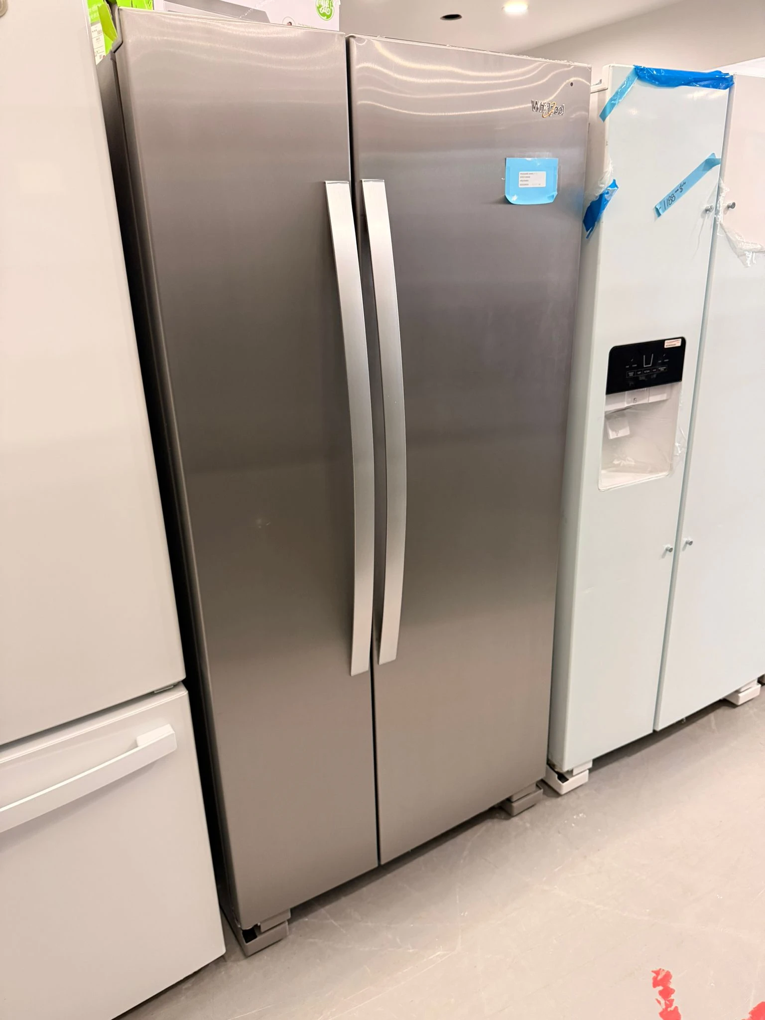 Réfrigérateur Whirlpool inox 33 pouces, 21,7 pi³, côte à côte – WRS312SNHM - Image 7