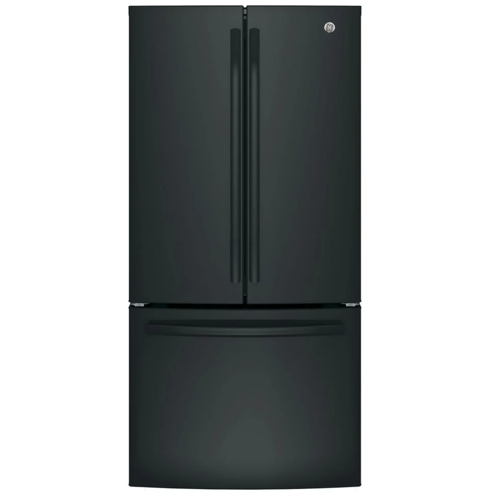 GE 33" French door refrigerator black - GWE19JGLBB