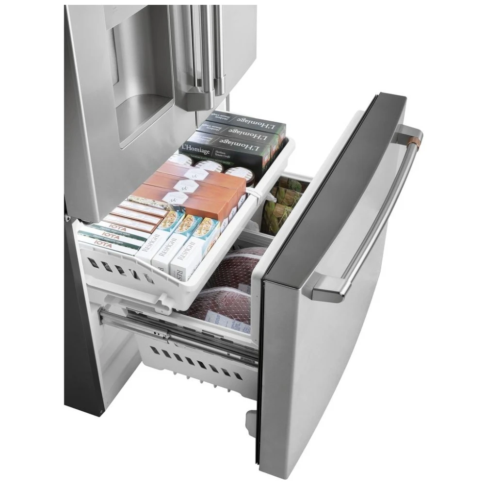 Réfrigérateur Café inox 36 pouces, 25,6 pi³, portes françaises – CFE26KP2NS1 – Image 3