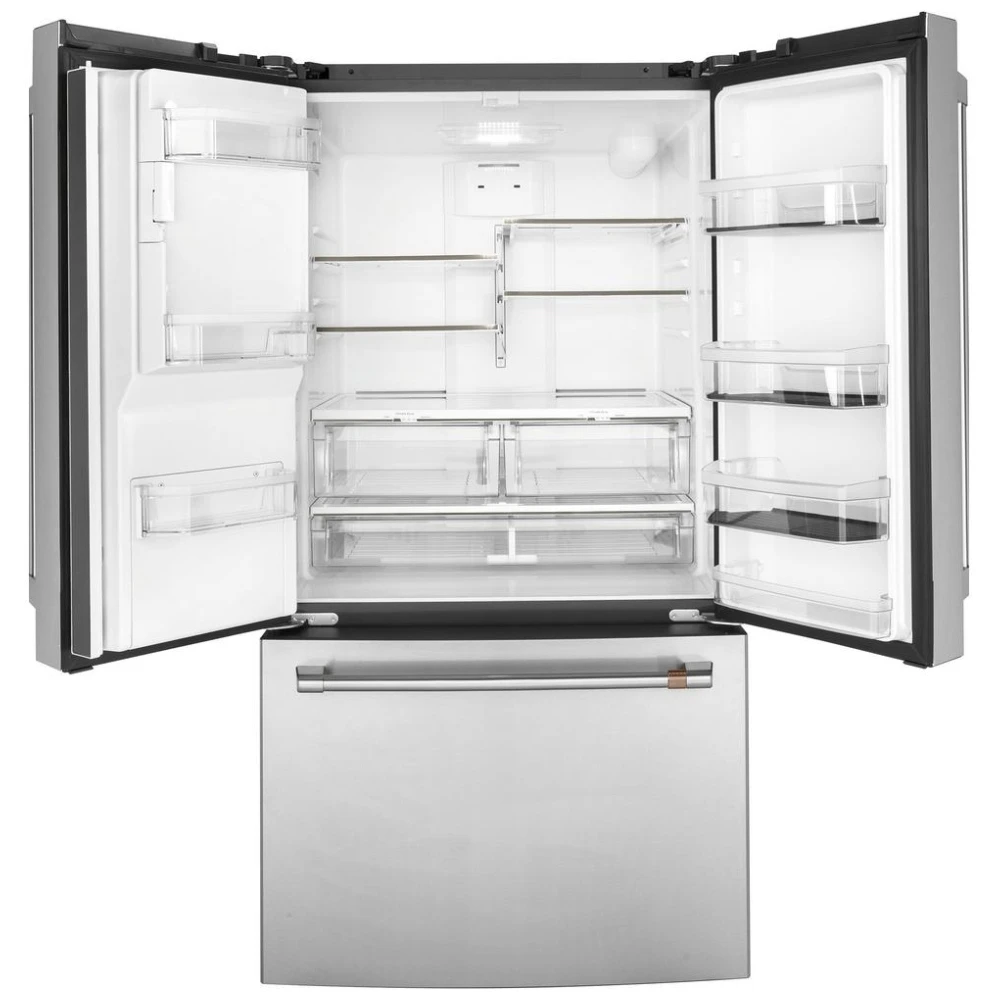 Réfrigérateur Café inox 36 pouces, 25,6 pi³, portes françaises – CFE26KP2NS1 – Image 2