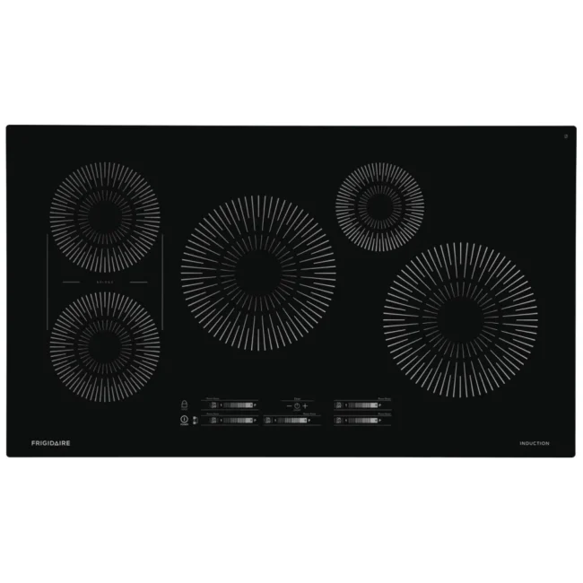 Frigidaire black induction cooktop 36 inches, 5 zones - FCCI3627AB