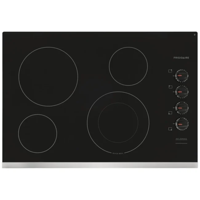 Frigidaire electric cooktop, black 30", 4 zones - FFEC3025US
