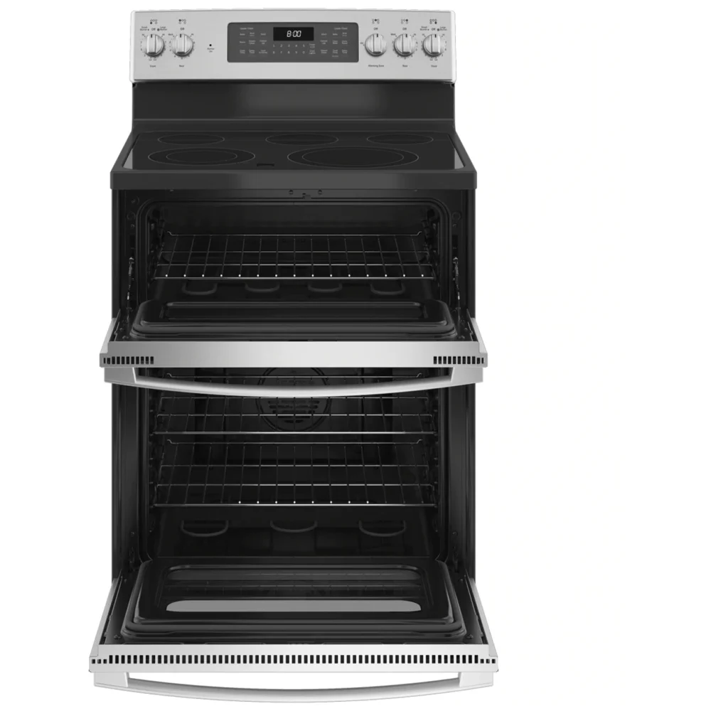Cuisinière GE inox 30 pouces, 6,6 pi³, double four, convection – JBS86SPSS – Image 2