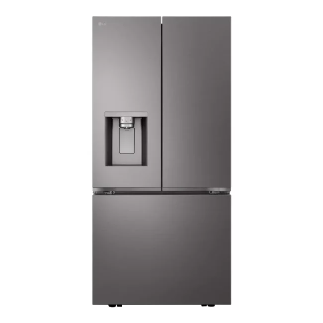LG black stainless steel 33-inch, 24.5 cu. ft. refrigerator, French doors - LF25S6330D