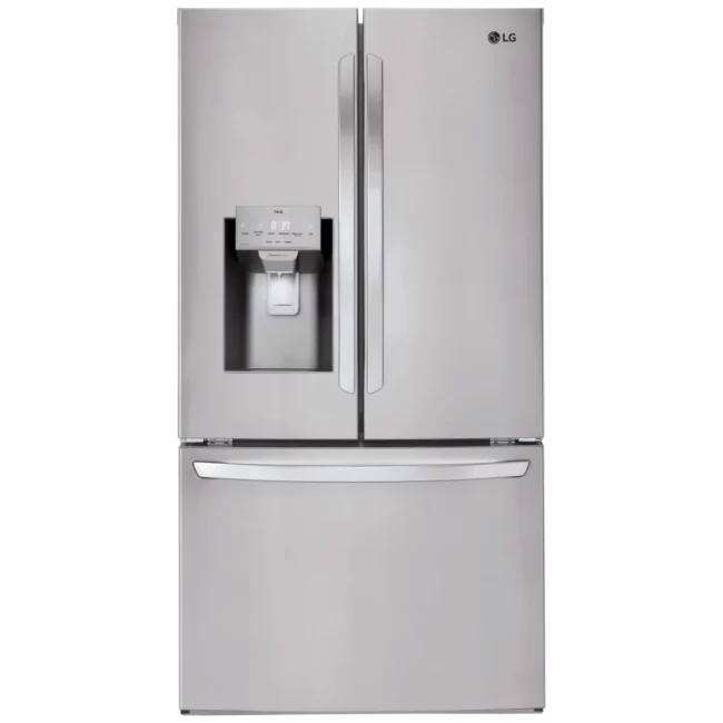Réfrigérateur LG inox 36 pouces, 27,7 pi³, portes françaises – LRFS28XBS