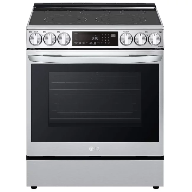 Cuisinière LG inox 30 pouces, 6,3 pi³, convection, Air Fry – LSEL6335F