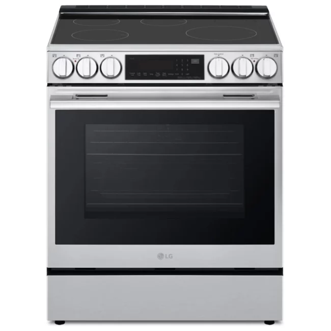 Cuisinière LG inox 30 pouces, 6,3 pi³, induction, convection, Air Fry – LSIL6336XE