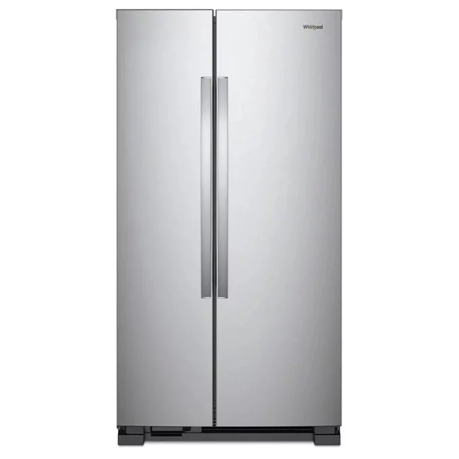 Whirlpool 33-inch, 21.7 cu. ft. side-by-side stainless steel refrigerator - WRS312SNHM08