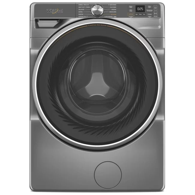Whirlpool 27-inch washer, 5.8 cu. ft., front load, steam, Wi-Fi - WFW6720RR