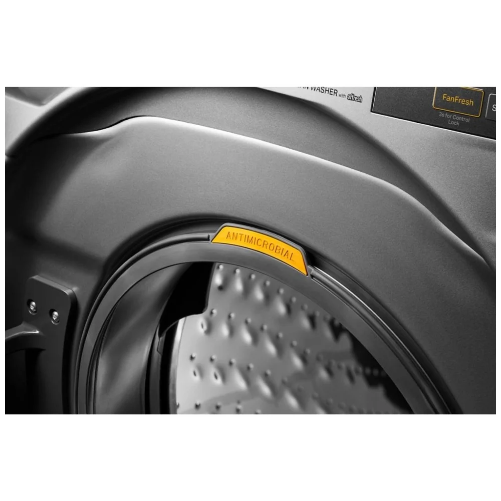 Laveuse Whirlpool 27 pouces, 5,8 pi³, chargement frontal, vapeur, Wi-Fi – WFW6720RR - Image 4