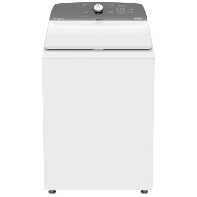 Laveuse Whirlpool blanche 27 pouces, 4,5 pi³, chargement vertical – WTW4000SW