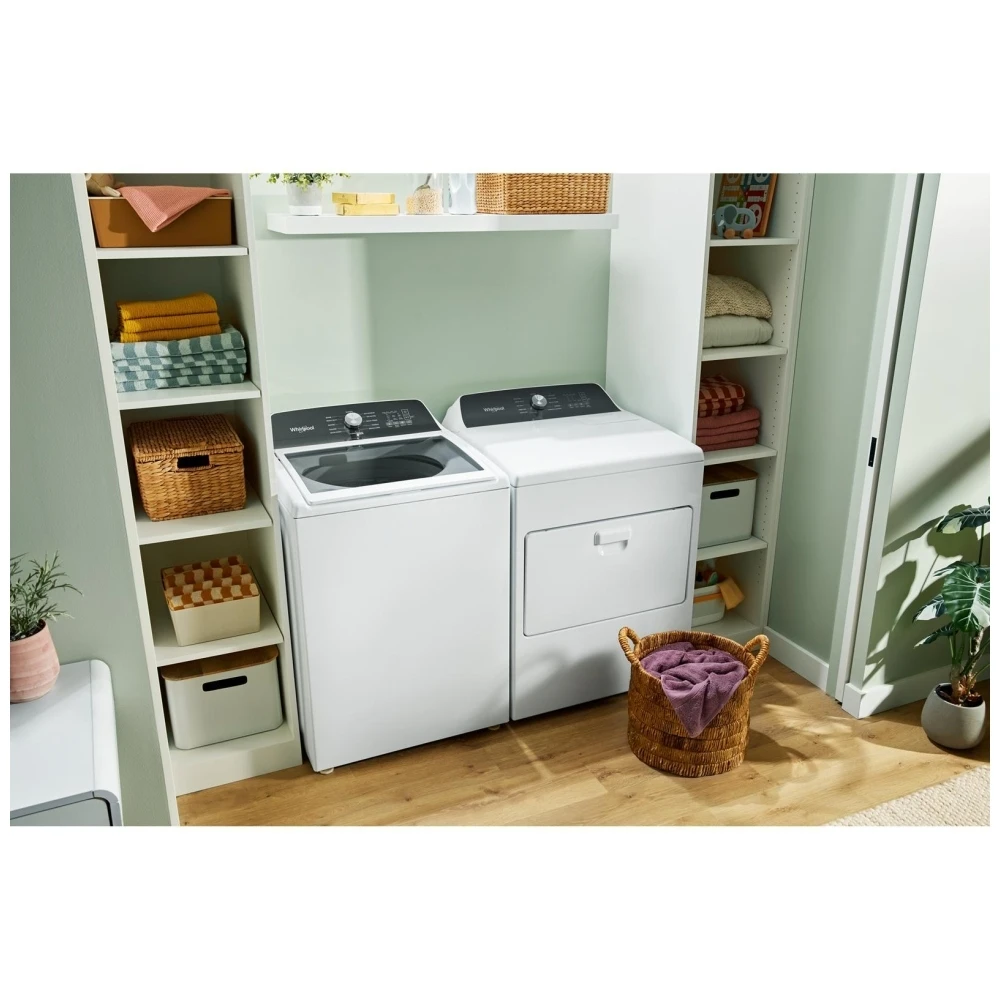 Ensemble laveuse-sécheuse Whirlpool blanc 28 pouces, 5,3 + 7,0 pi³ – WTW5020SW & YWED5010LW - Image 7