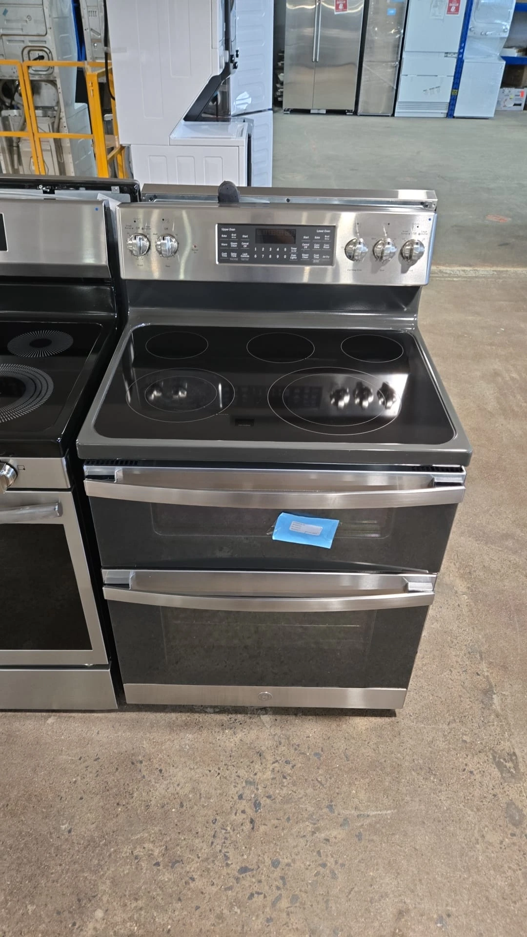 Cuisinière GE inox 30 pouces, 6,6 pi³, double four, convection – JBS86SPSS – Image 6