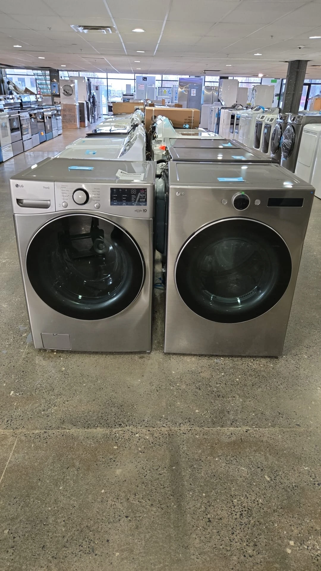 Ensemble laveuse-sécheuse LG graphite, 27 pouces, 4,5 + 7,4 pi³ – WM3600HVA & DLEX5500V - Image 10