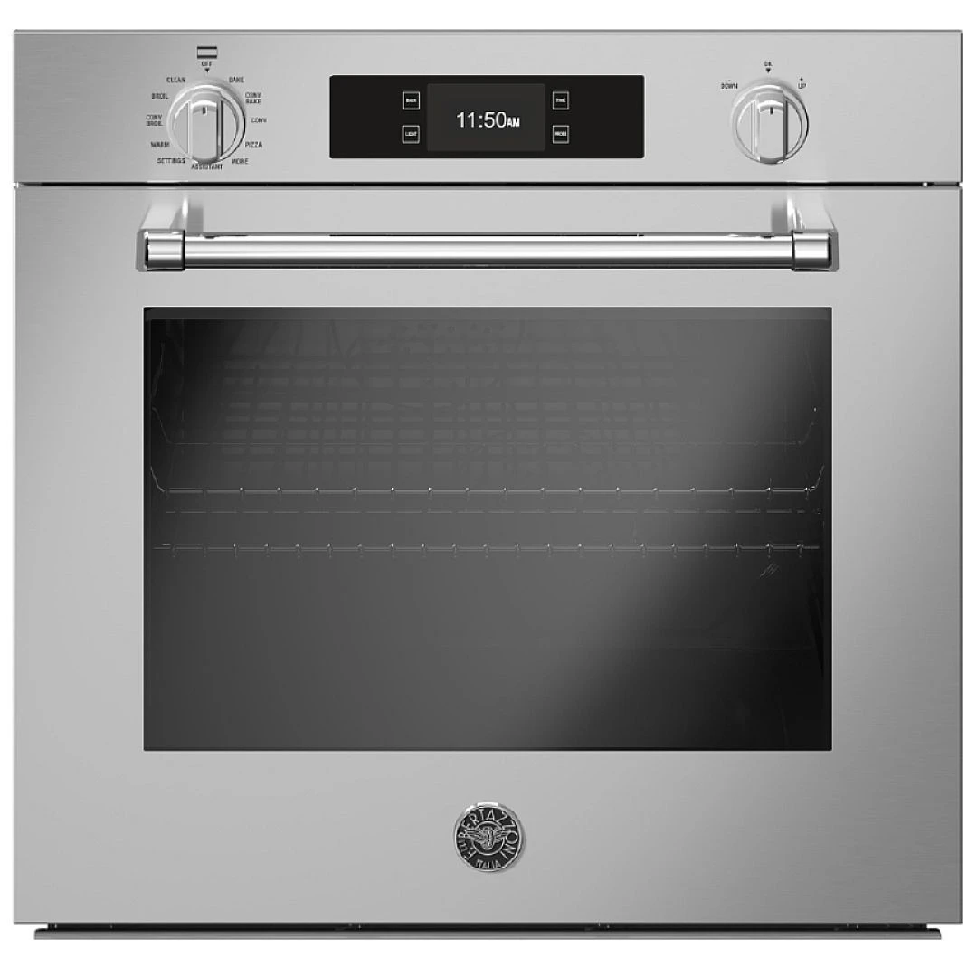Bertazzoni built-in oven - 30 inch, 4.1 cu. ft., convection, stainless steel - MAST30FSEXT