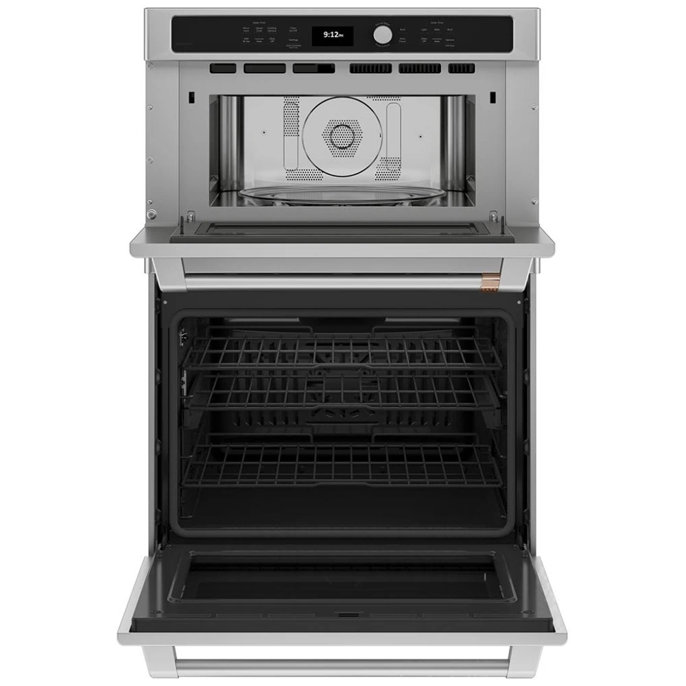 Four micro-ondes encastré GE Café – 30 pouces, 6,7 pi³, convection, inox – CTC912P2NS1 – Image 2