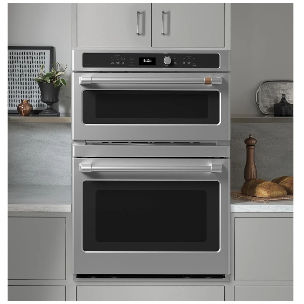 Four micro-ondes encastré GE Café – 30 pouces, 6,7 pi³, convection, inox – CTC912P2NS1 – Image 5