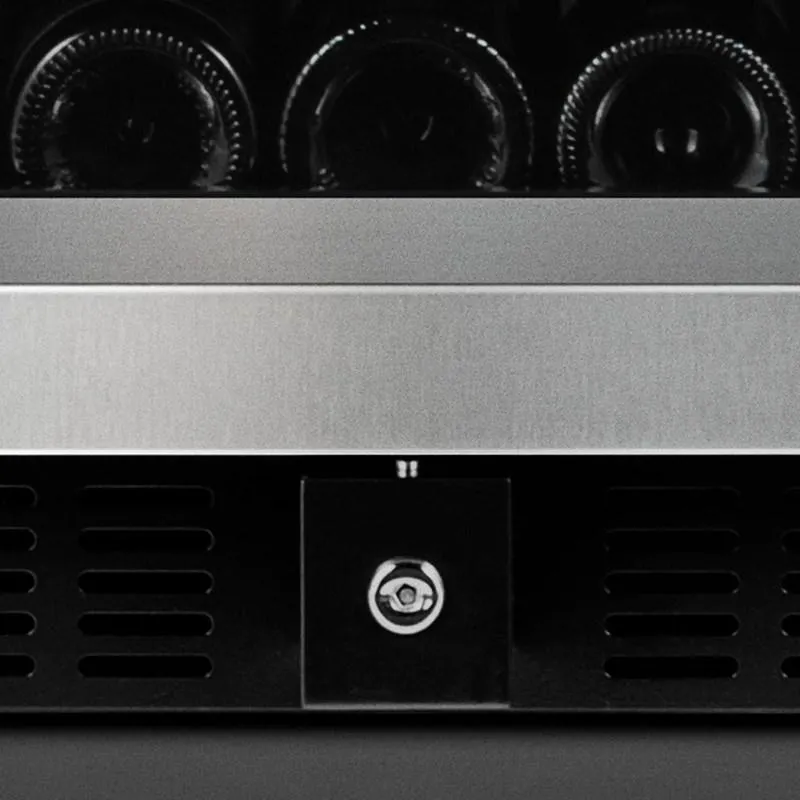 Cellier à vin Diamond 24 pouces, 166 bouteilles, double zone – WC166SSDZ7 - Image 4