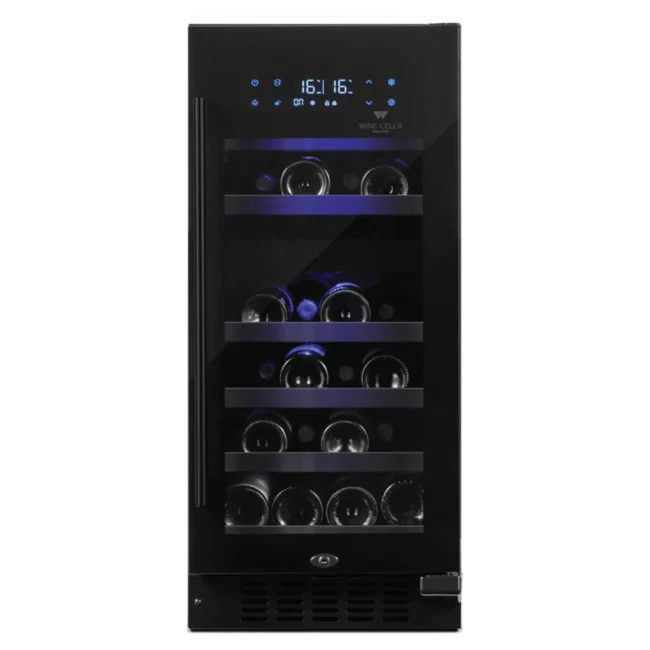Cellier à vin Wine Cell’R noir 15 pouces, 26 bouteilles, double zone – WC32FGB6