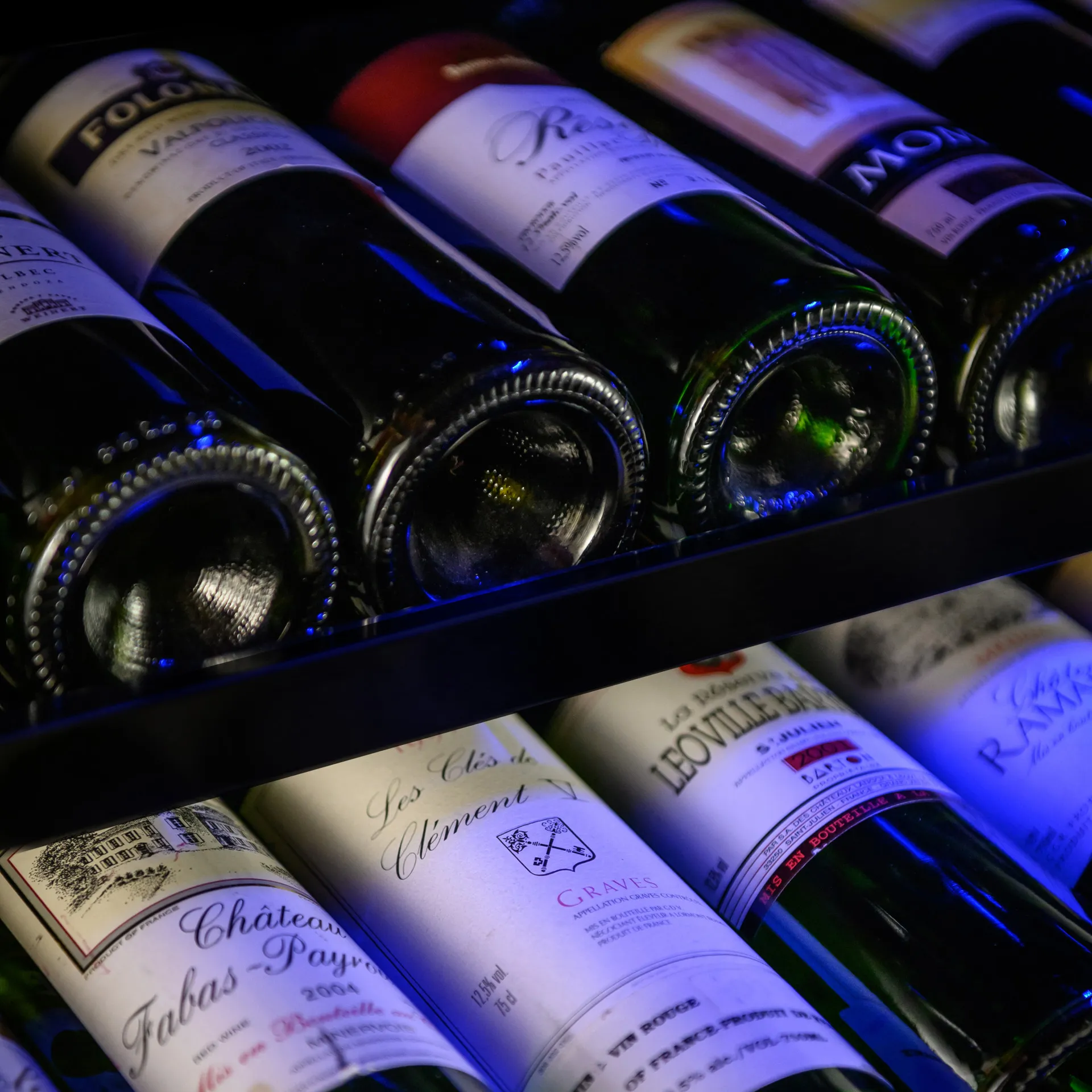 Cellier à vin Wine Cell’R inox 24 pouces, 46 bouteilles, double zone – WC46FGS26 – Image 3