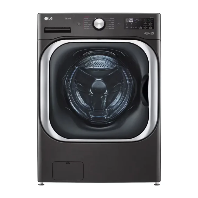 Laveuse frontale LG noir inox 29 pouces, 6 pi³, vapeur – WM8900HBA