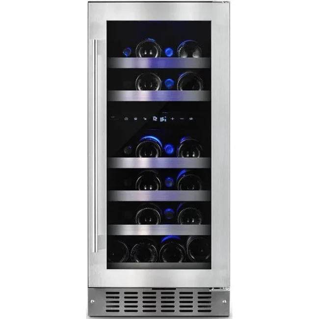 Cellier à vin Wine Cell’R Diamond encastrable 26 bouteilles, double zone – WC26SSTDZ6