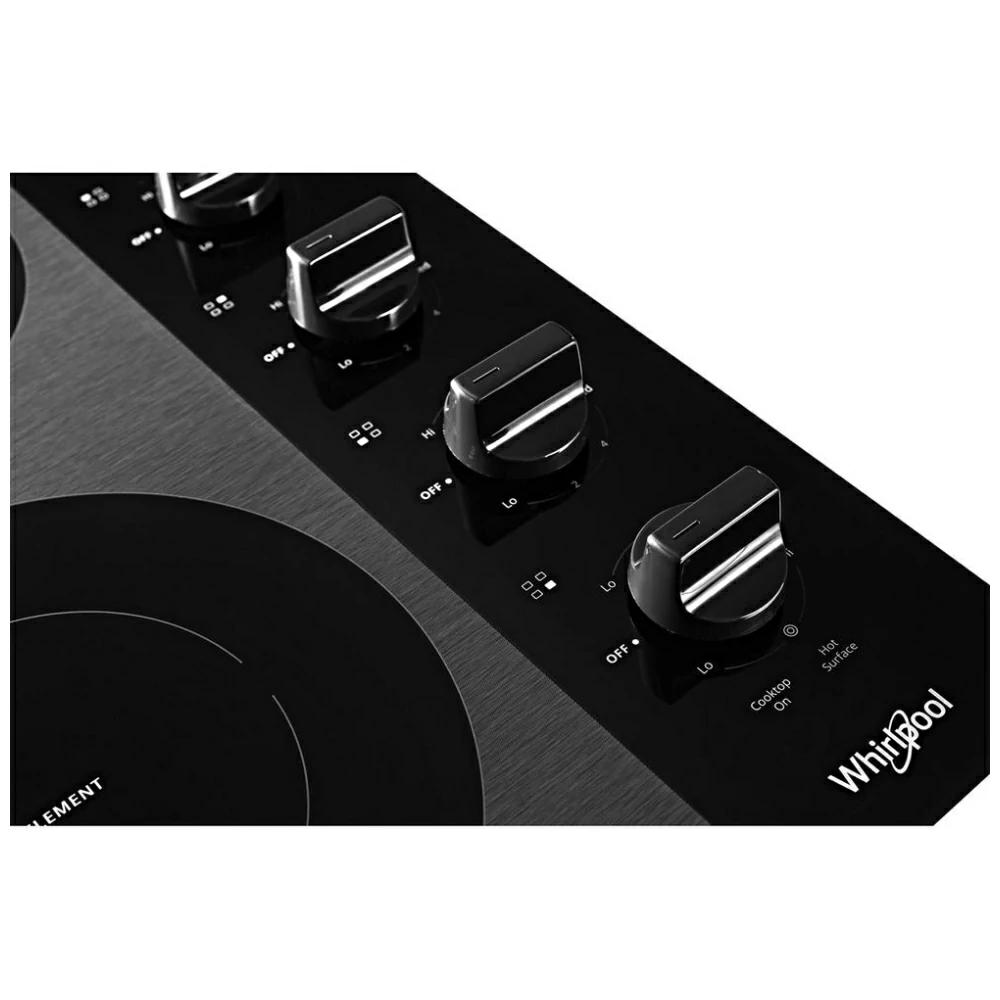 Plaque de cuisson électrique Whirlpool noir 24 pouces – WCE55US4HB – Image 2